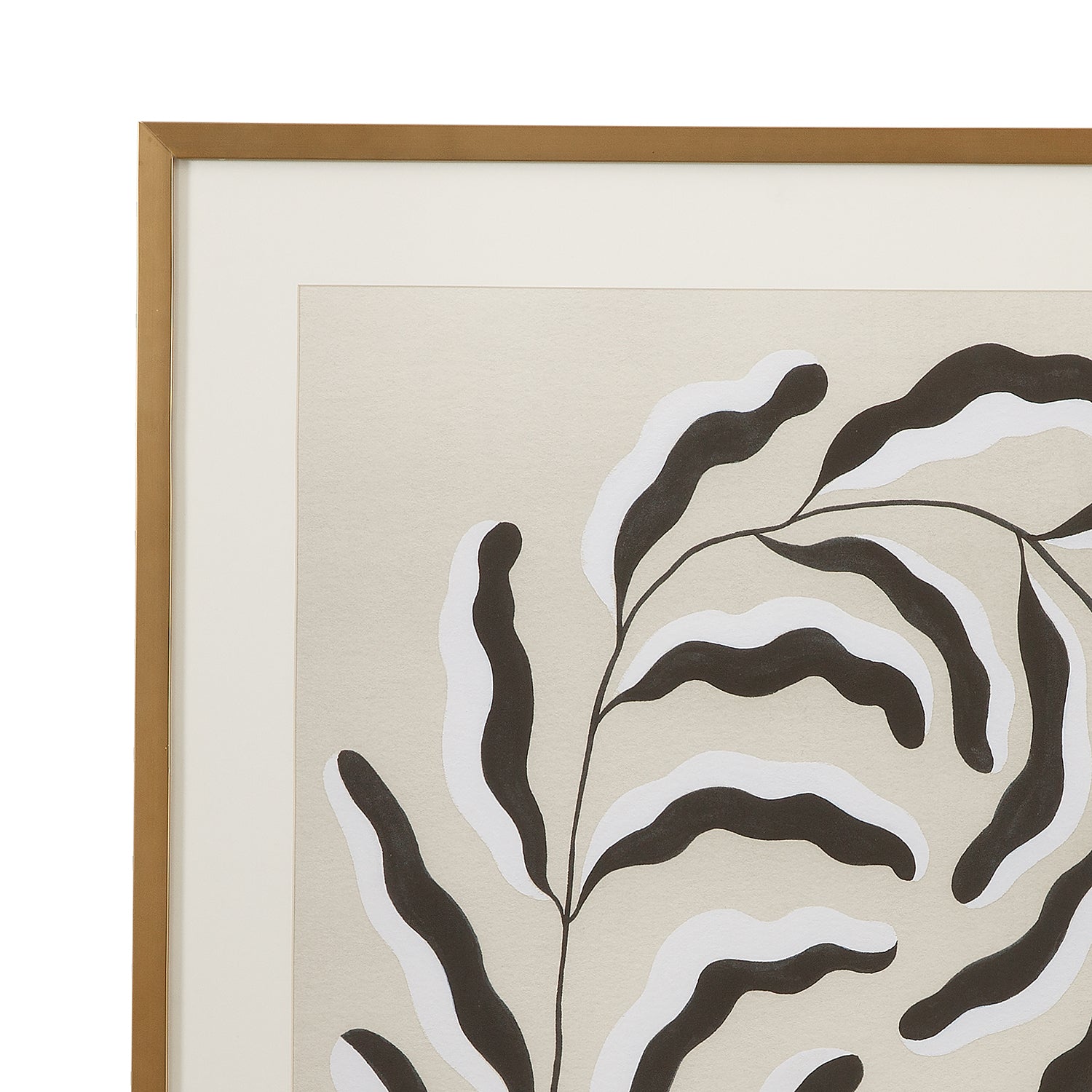 Bassett Mirror Emerging Weeds I Framed Artwork