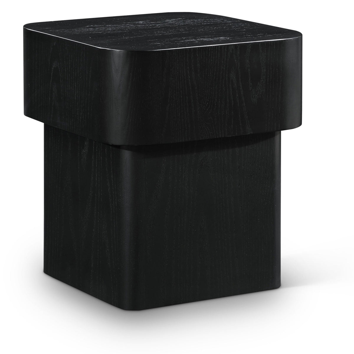 Oakmont Black Oak Veneer End / Side Table in rich black oak veneer, primary product view