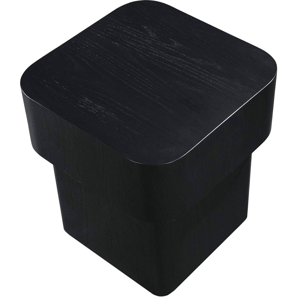 Oakmont Black Oak Veneer End Side Table Set of 2