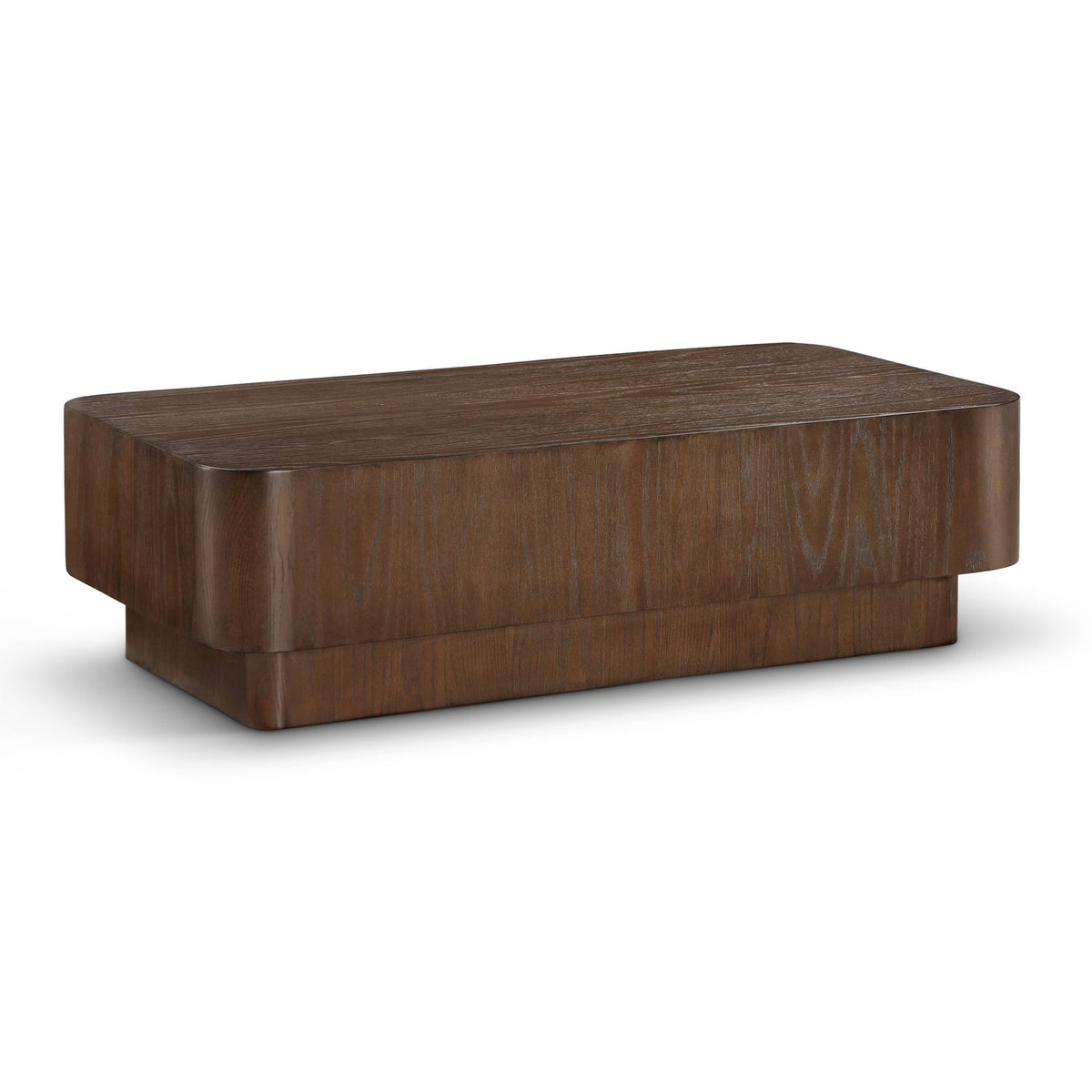 Oakmont Brown Oak Veneer Coffee Table in rich brown oak veneer, primary product view