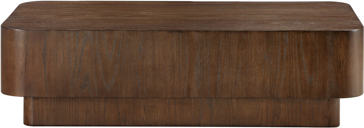 Oakmont Brown Oak Veneer Coffee Table