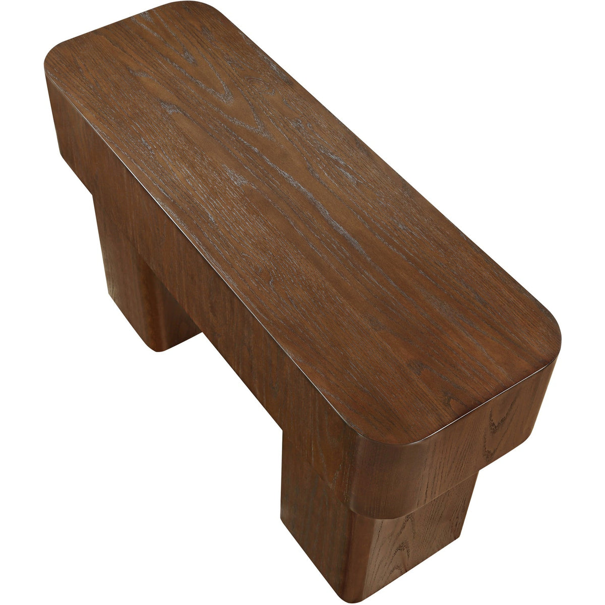 Oakmont Brown Oak Veneer Console Table