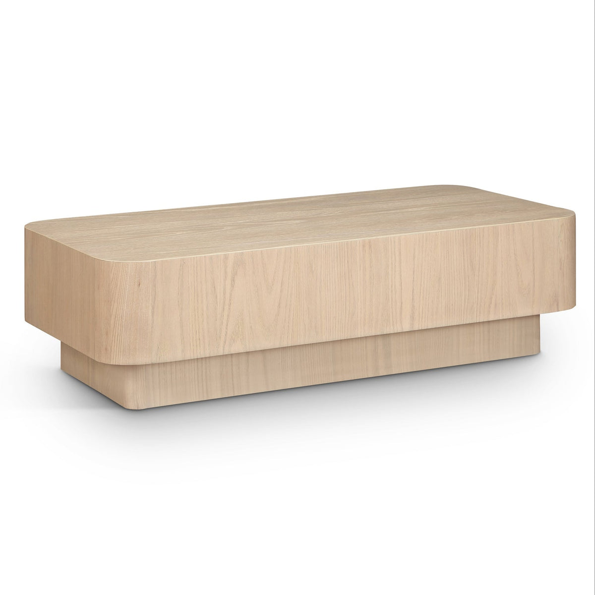 Oakmont Natural Oak Veneer Coffee Table in rich natural oak veneer, primary product view