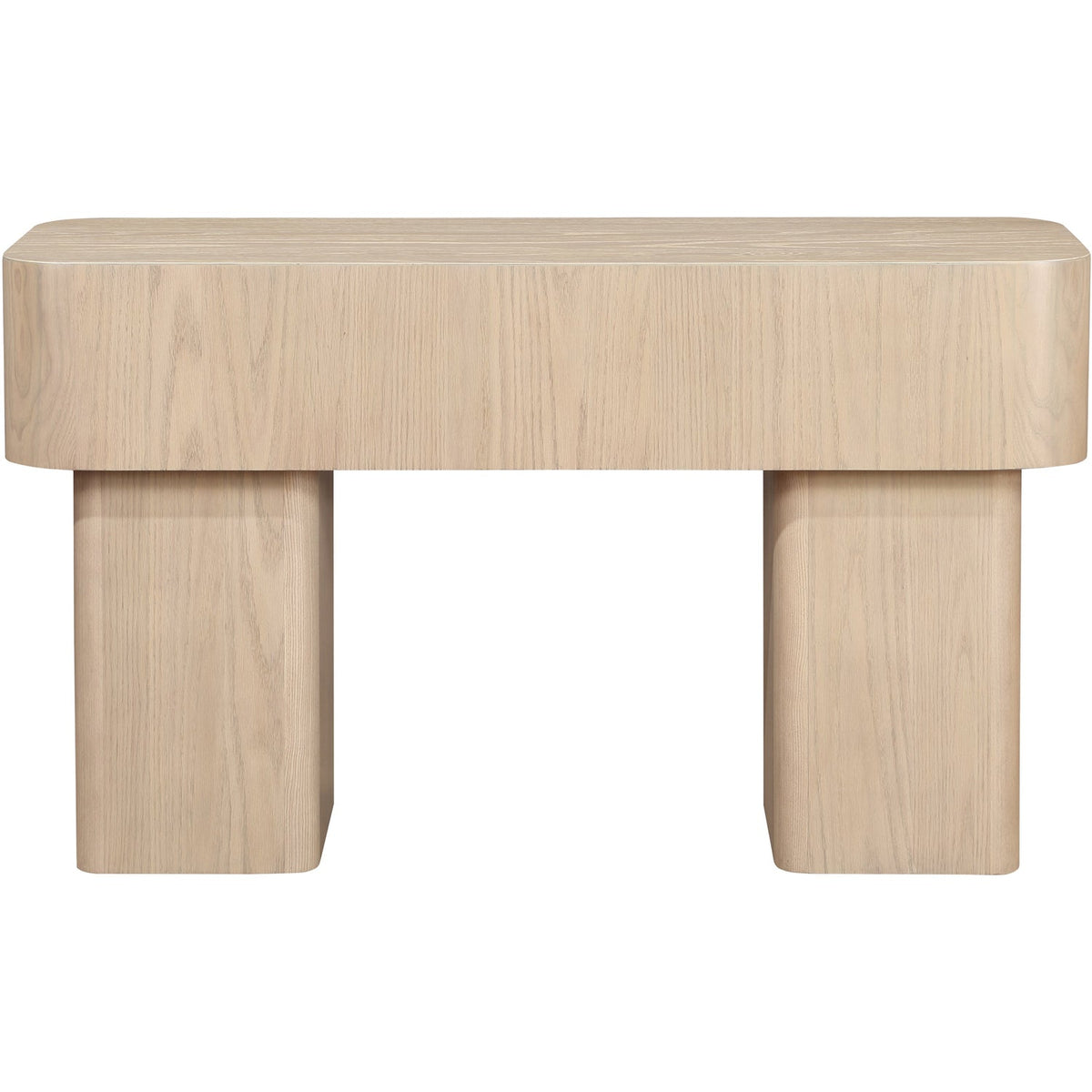 Oakmont Natural Oak Veneer Console Table