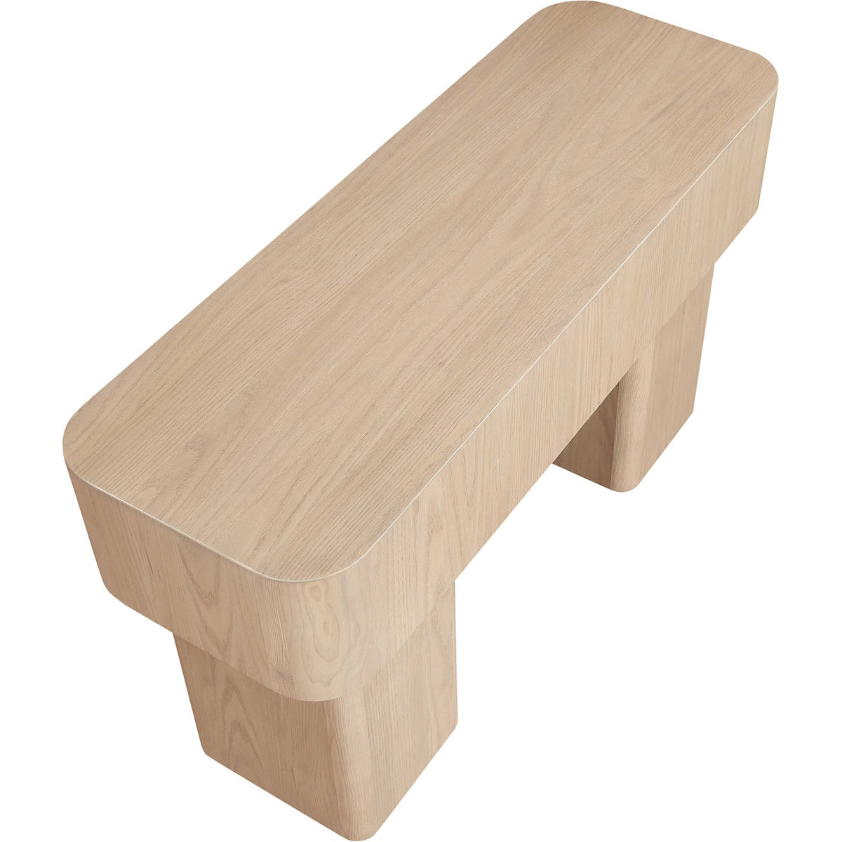 Oakmont Natural Oak Veneer Console Table