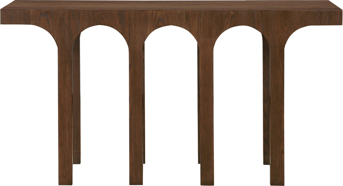 Westfield Brown Solid Wood And Oak Veneer Console Table
