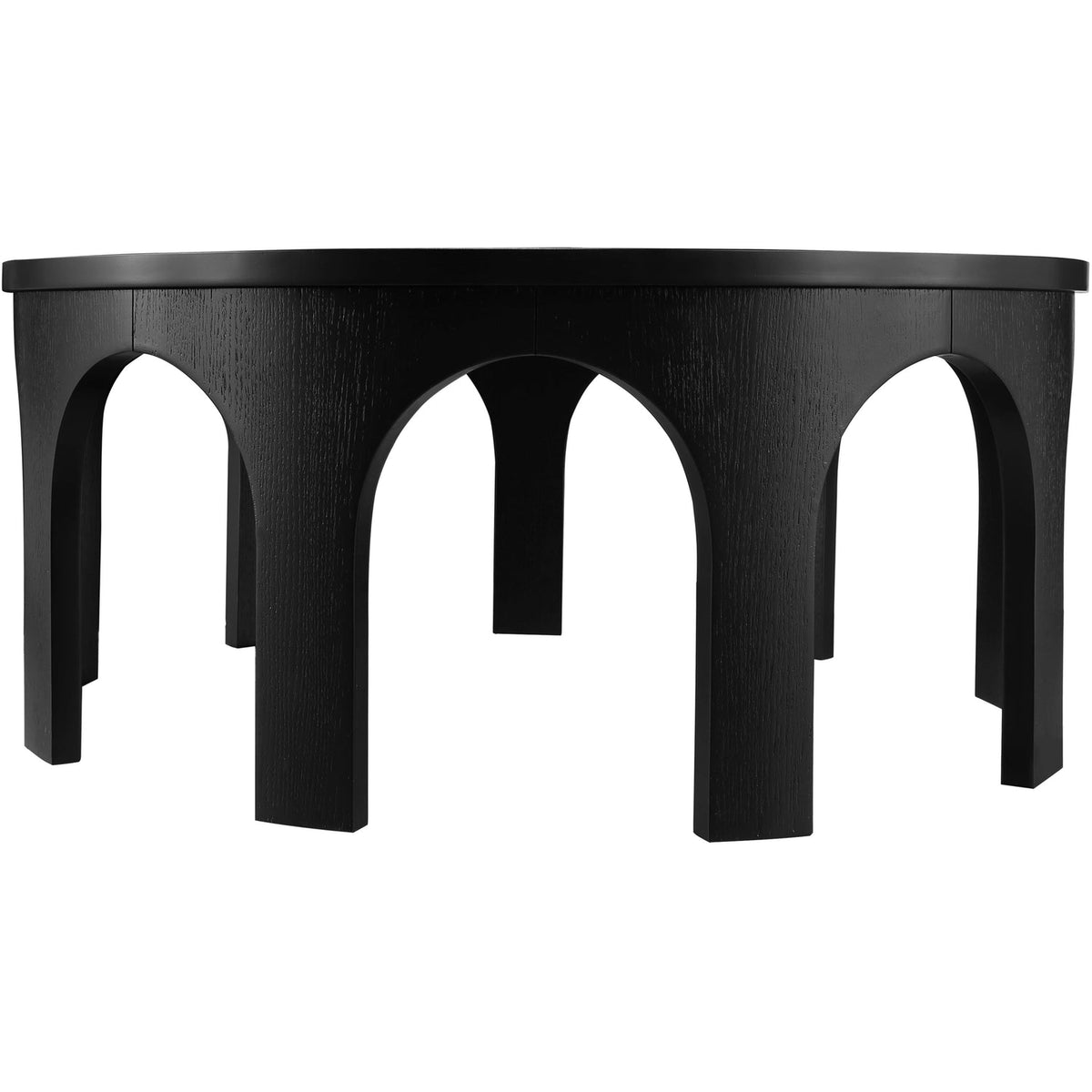 Westfield Black Solid Wood And Oak Veneer Coffee Table