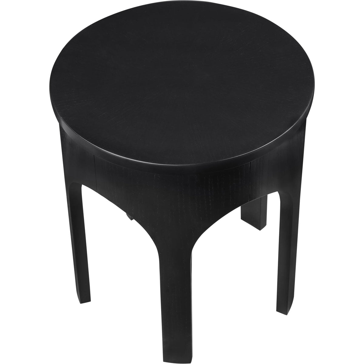 Westfield Black Solid Wood And Oak Veneer End Side Table Set of 2