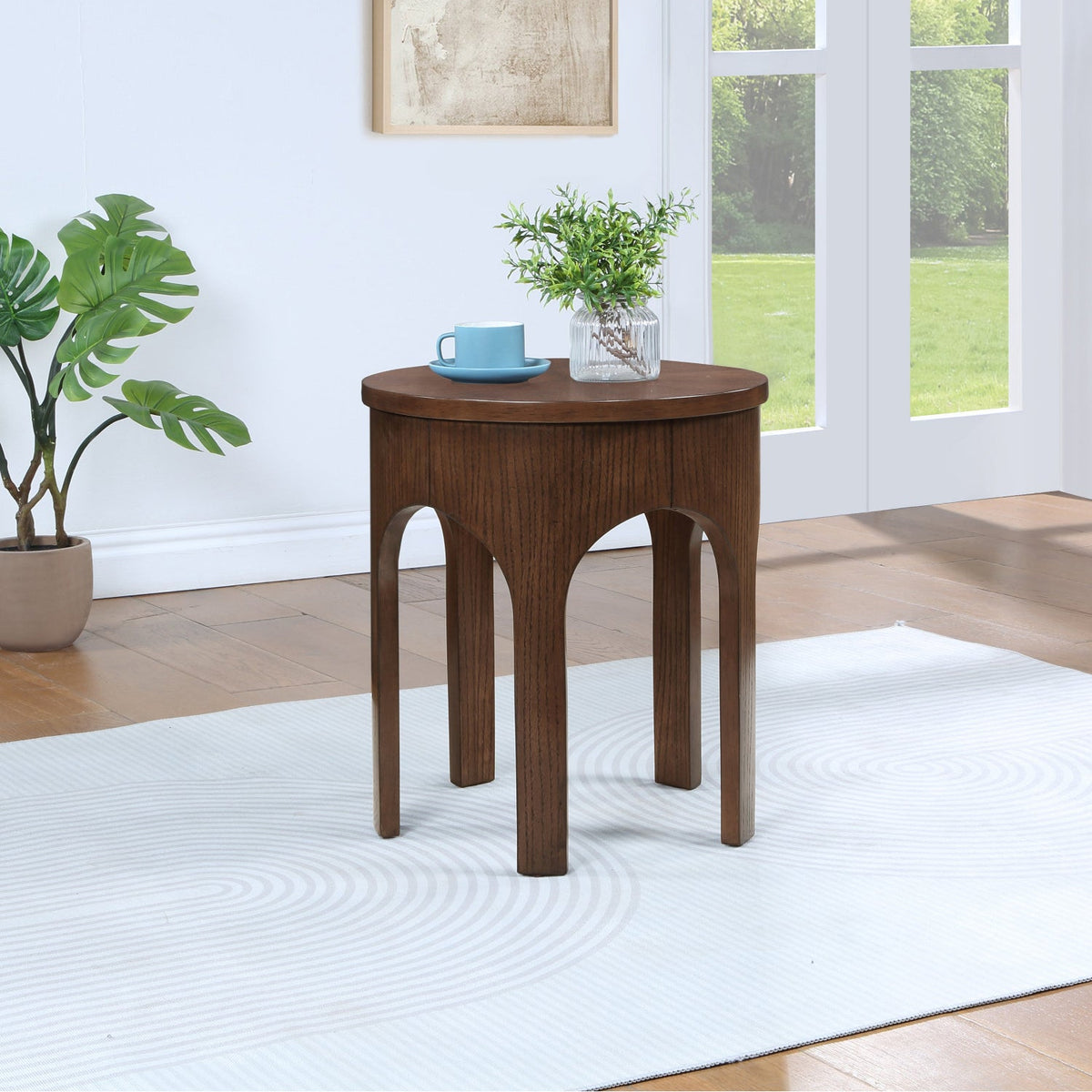 Westfield Brown Solid Wood And Oak Veneer End Side Table Set of 2