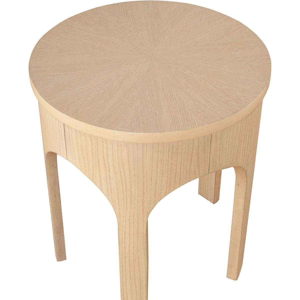 Westfield Natural Solid Wood And Oak Veneer End Side Table Set of 2