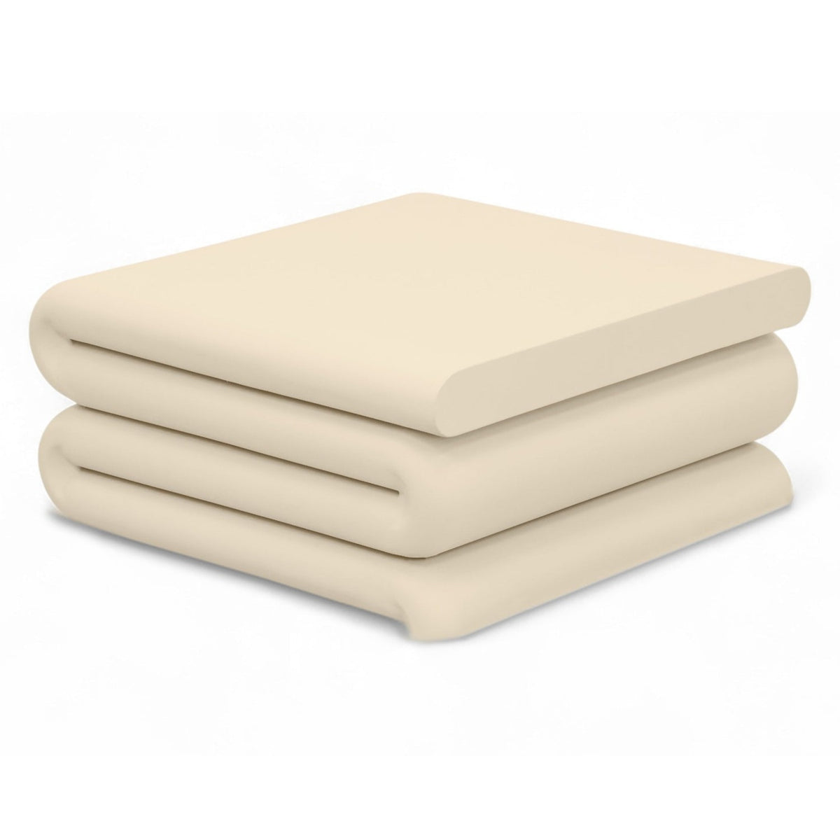 Roland Cream Iron Coffee Table in matte cream powder-coated iron, primary product view