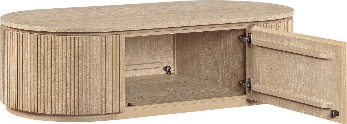 Moana Natural Solid Wood Storage Coffee Table