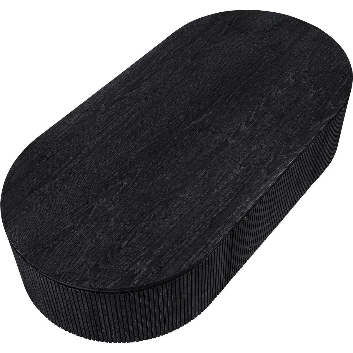 Moana Black Solid Wood Storage Coffee Table