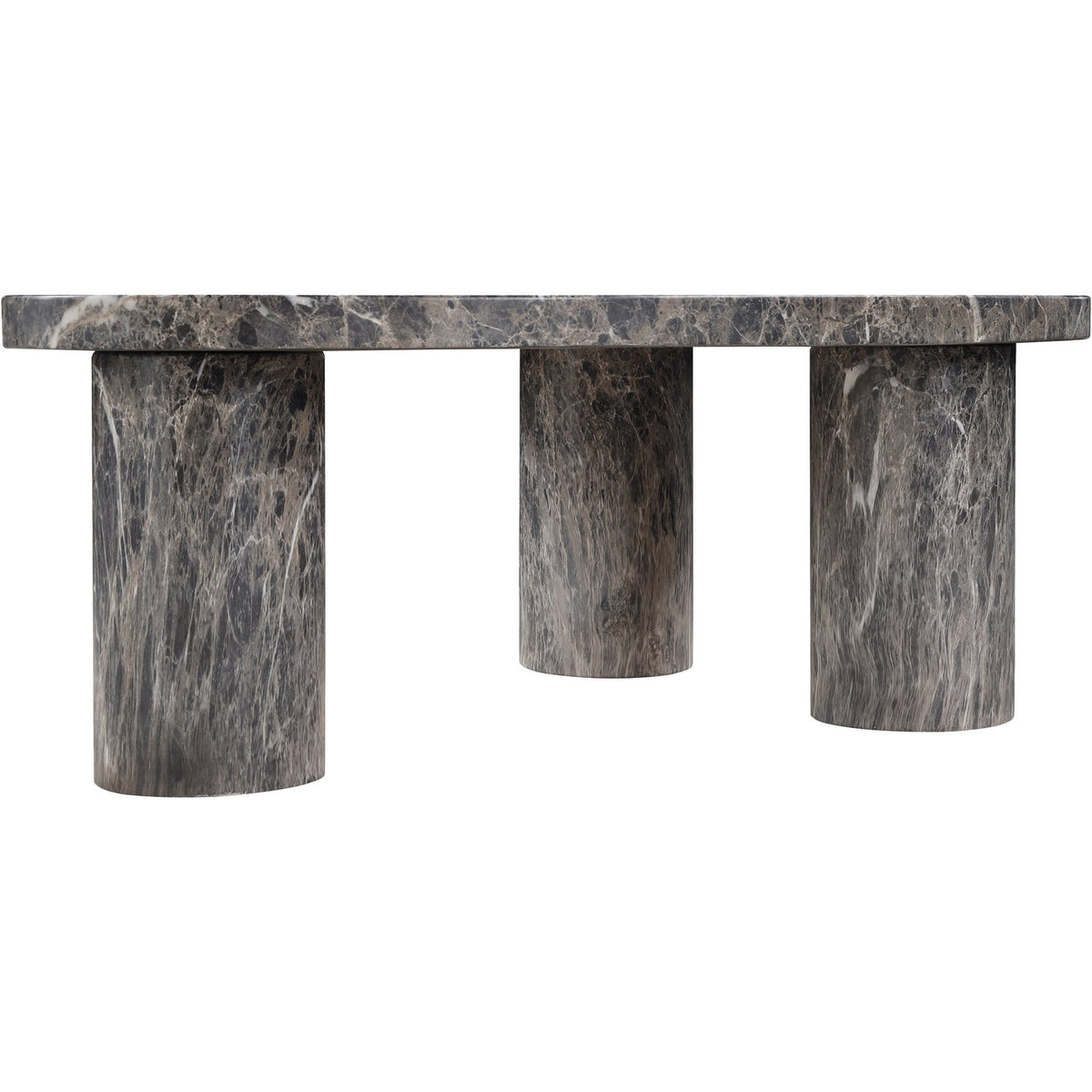 Teramo Brown Concrete Indoor/Outdoor Coffee Table