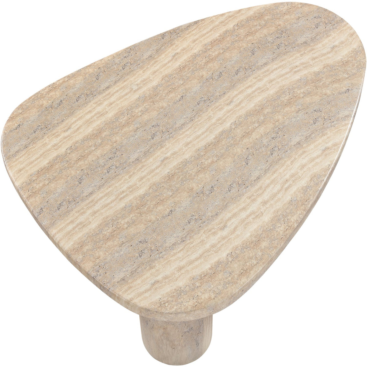 Teramo Travertine Concrete Indoor/Outdoor Coffee Table