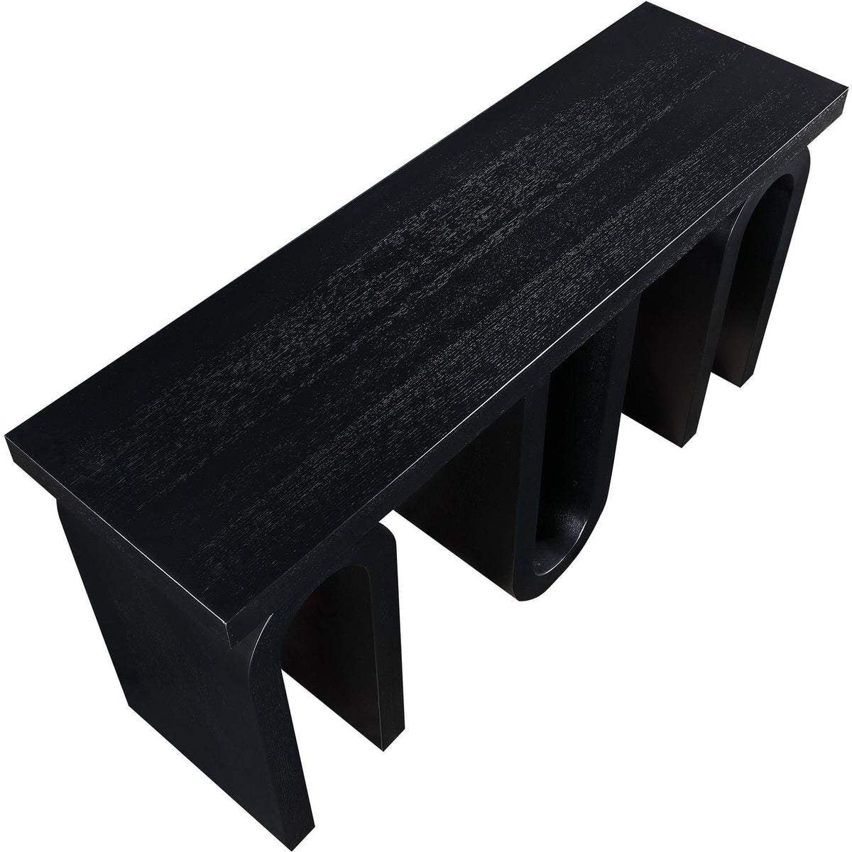 Westbourne Black Oak Veneer Console Table