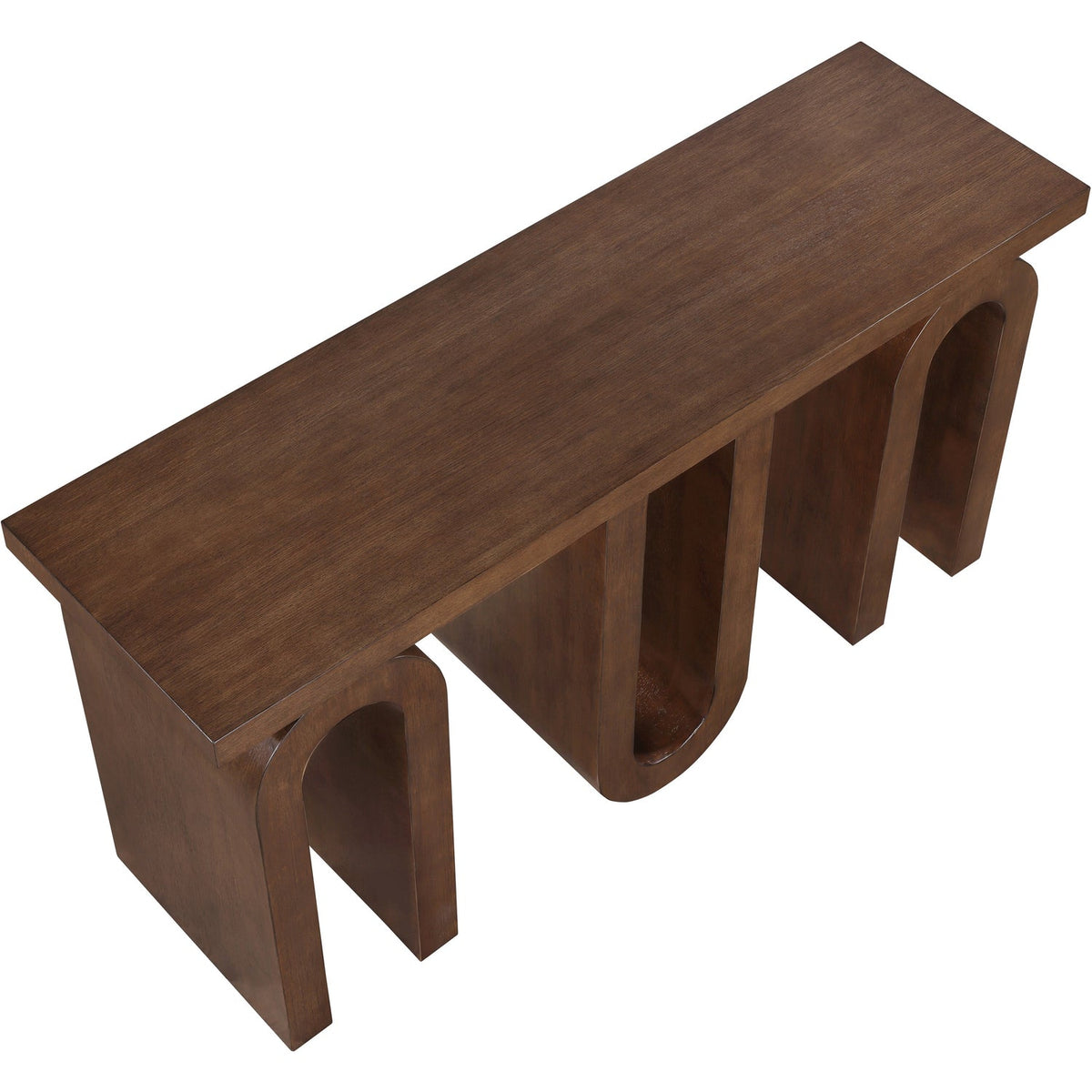 Westbourne Brown Oak Veneer Console Table