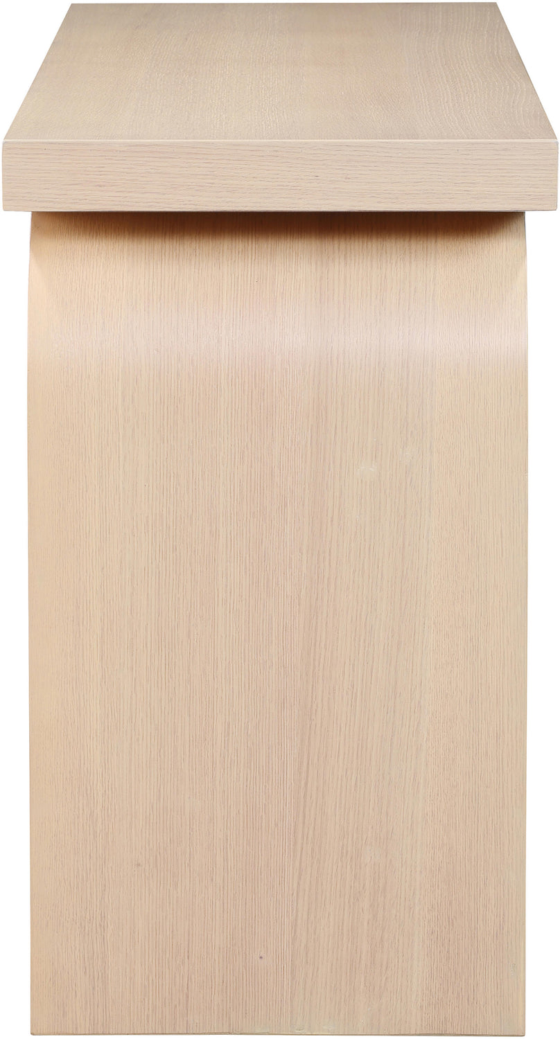 Westbourne Natural Oak Veneer Console Table
