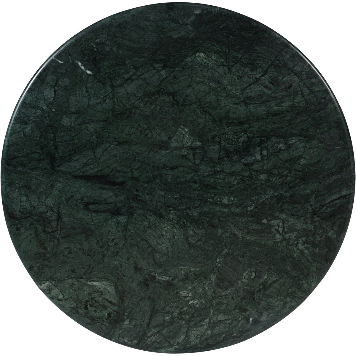 Treviso Green Genuine Marble Top And Mango Wood Base Coffee Table