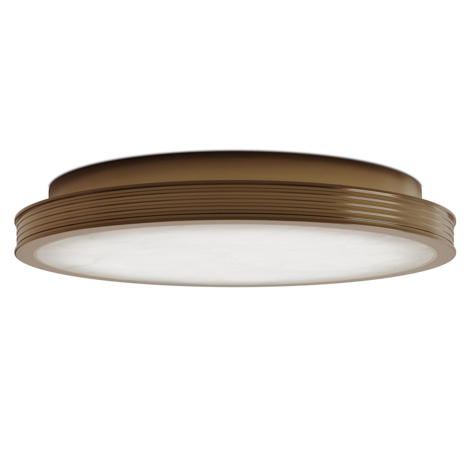 Currey & Co Aydan Brushed Brass Small Flush Mount
