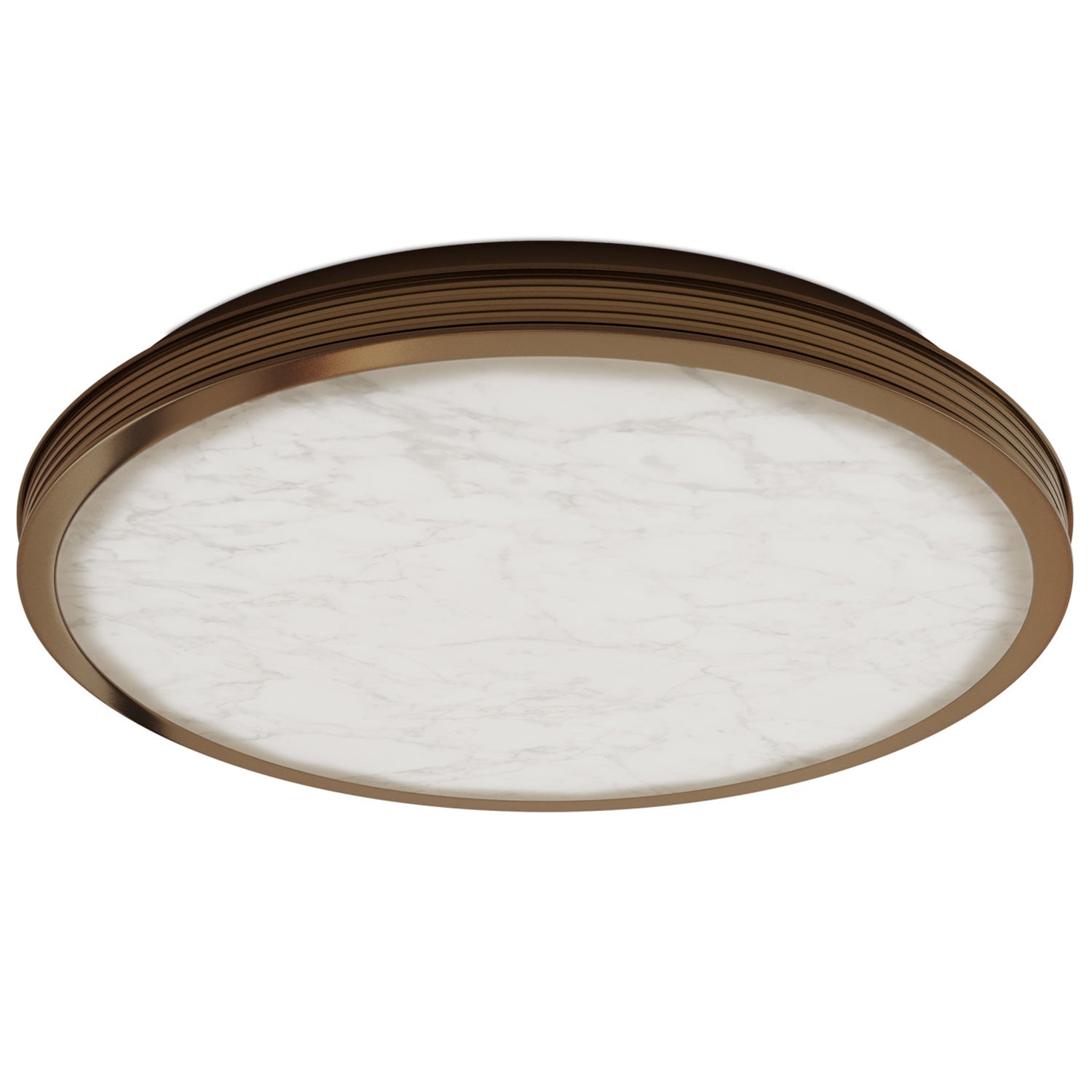 Currey & Co Aydan Brushed Brass Large Flush Mount