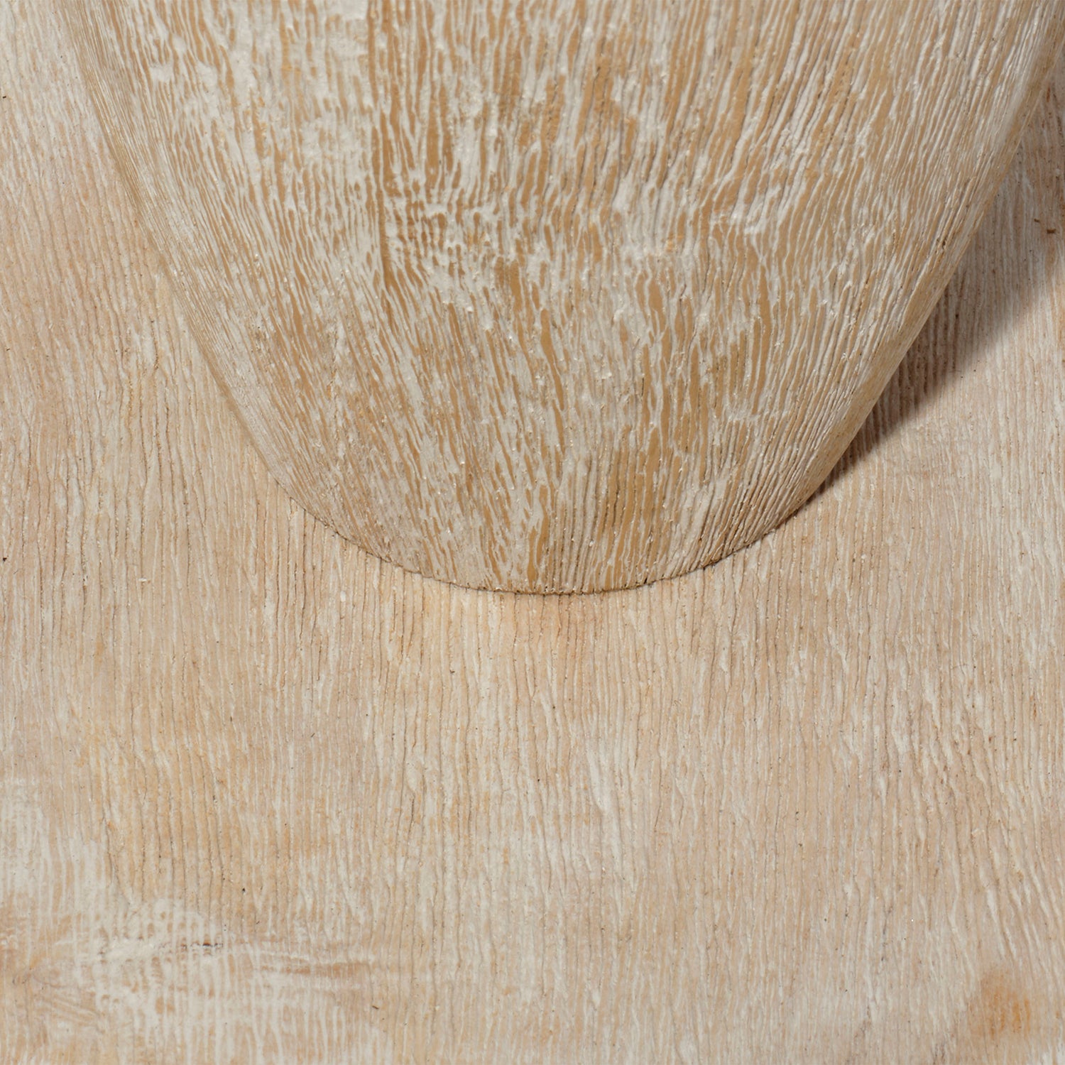 Jamie Young Almond White Washed Floor Lamp
