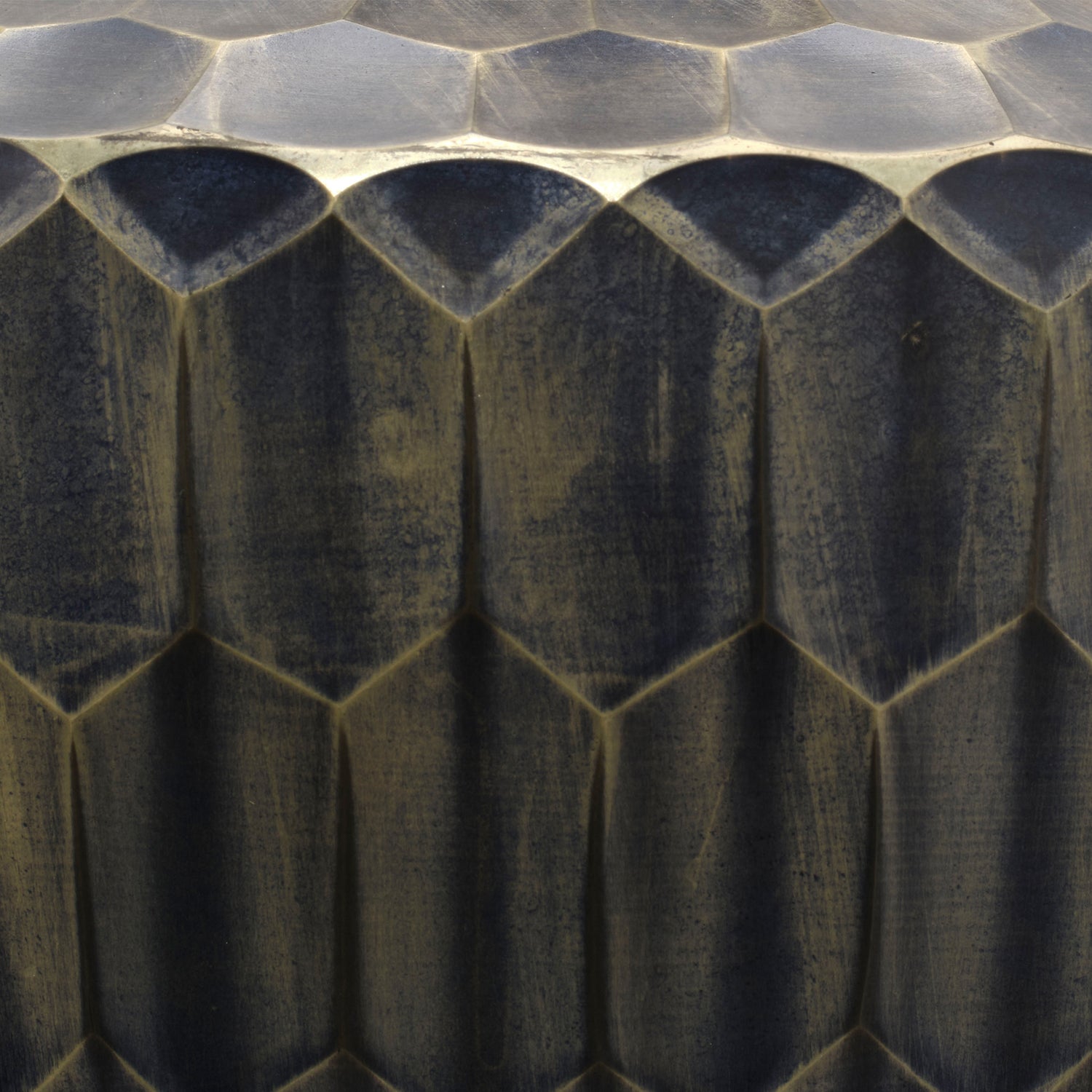 Jamie Young Boa Indigo Etched Glass Table Lamp – shown to scale