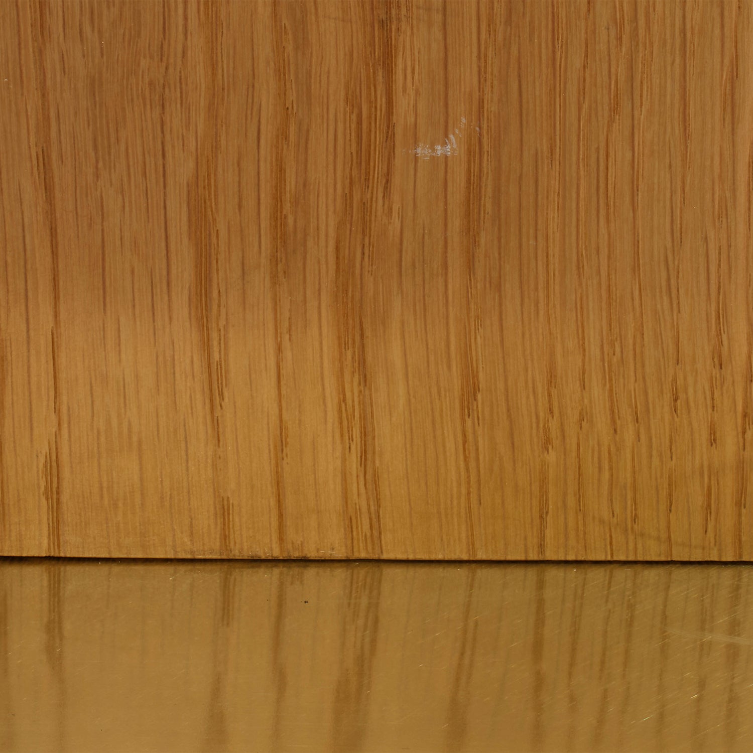 Jamie Young Craftsman floor lamp, detail of oversized oak finial