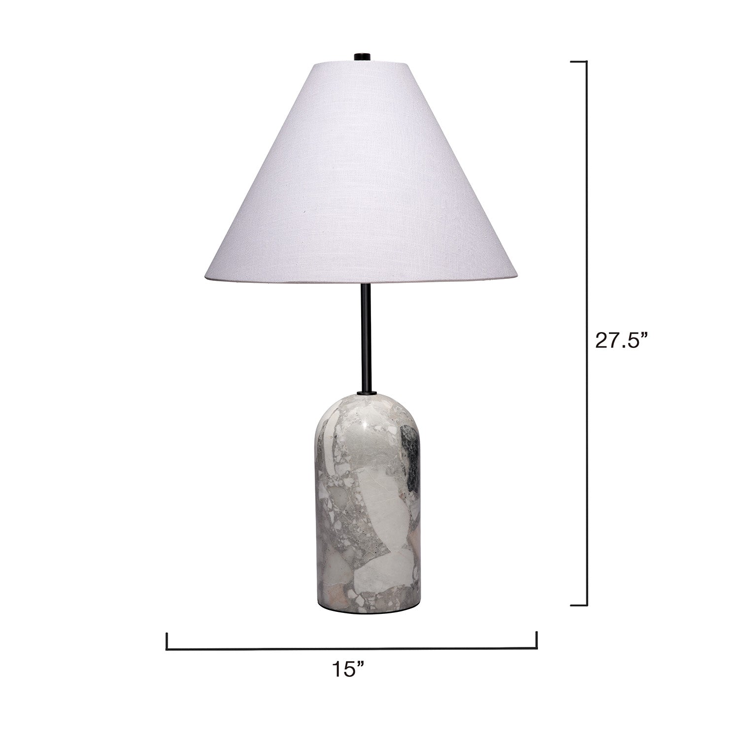 Jamie Young Holt Gray Table Lamp