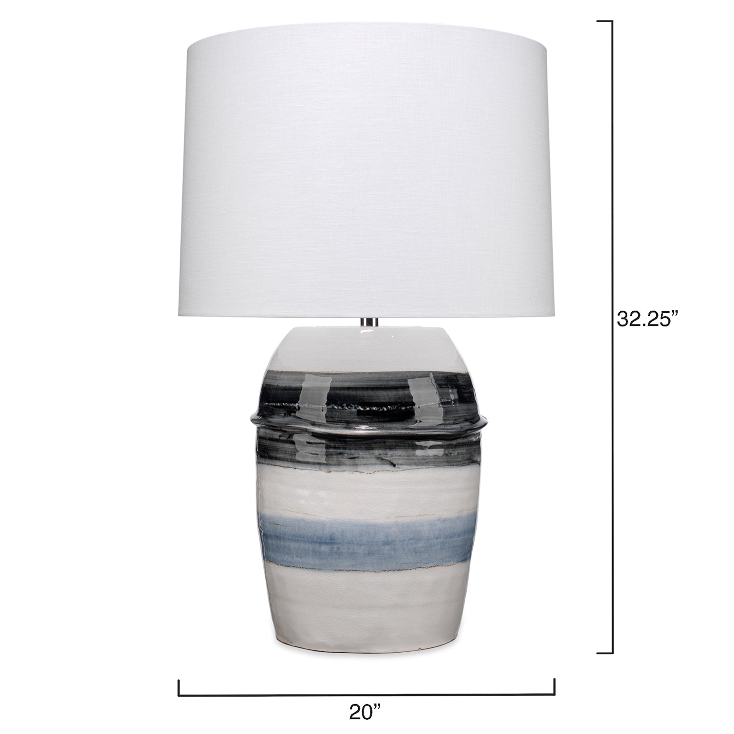 Jamie Young Horizon Striped Table Lamp