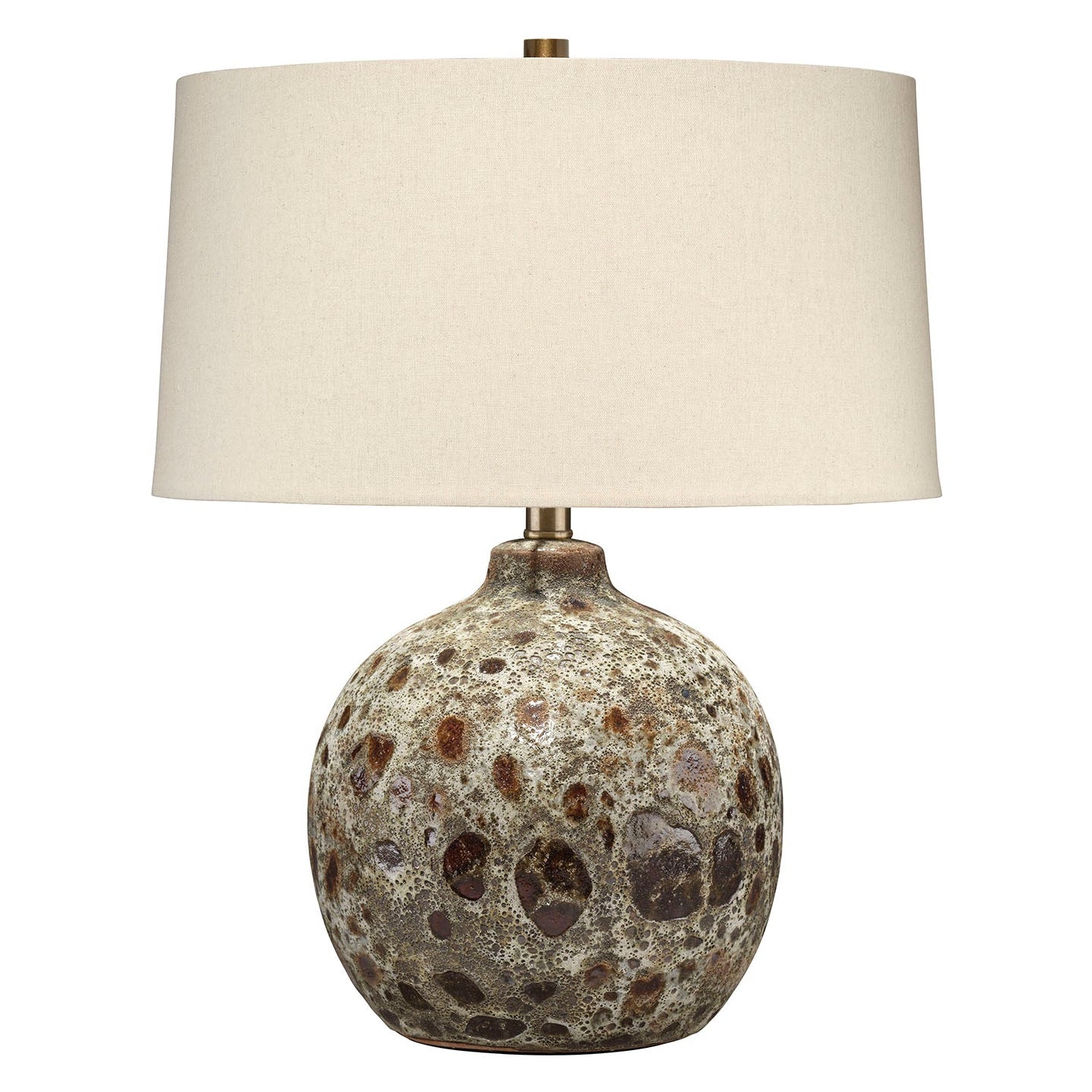 Jamie Young Magma Volcanic Brown Table Lamp