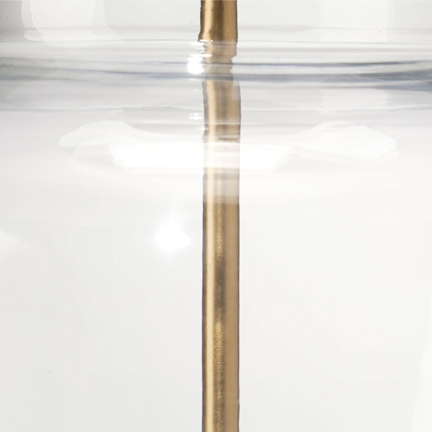 Jamie Young Poised Clear Glass Table Lamp