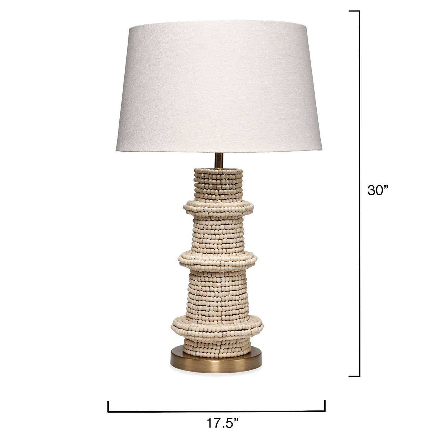 Jamie Young Rowan Natural Table Lamp
