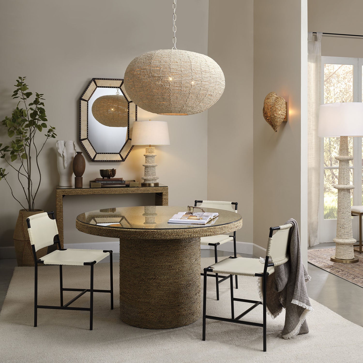 Jamie Young Rowan Natural Table Lamp