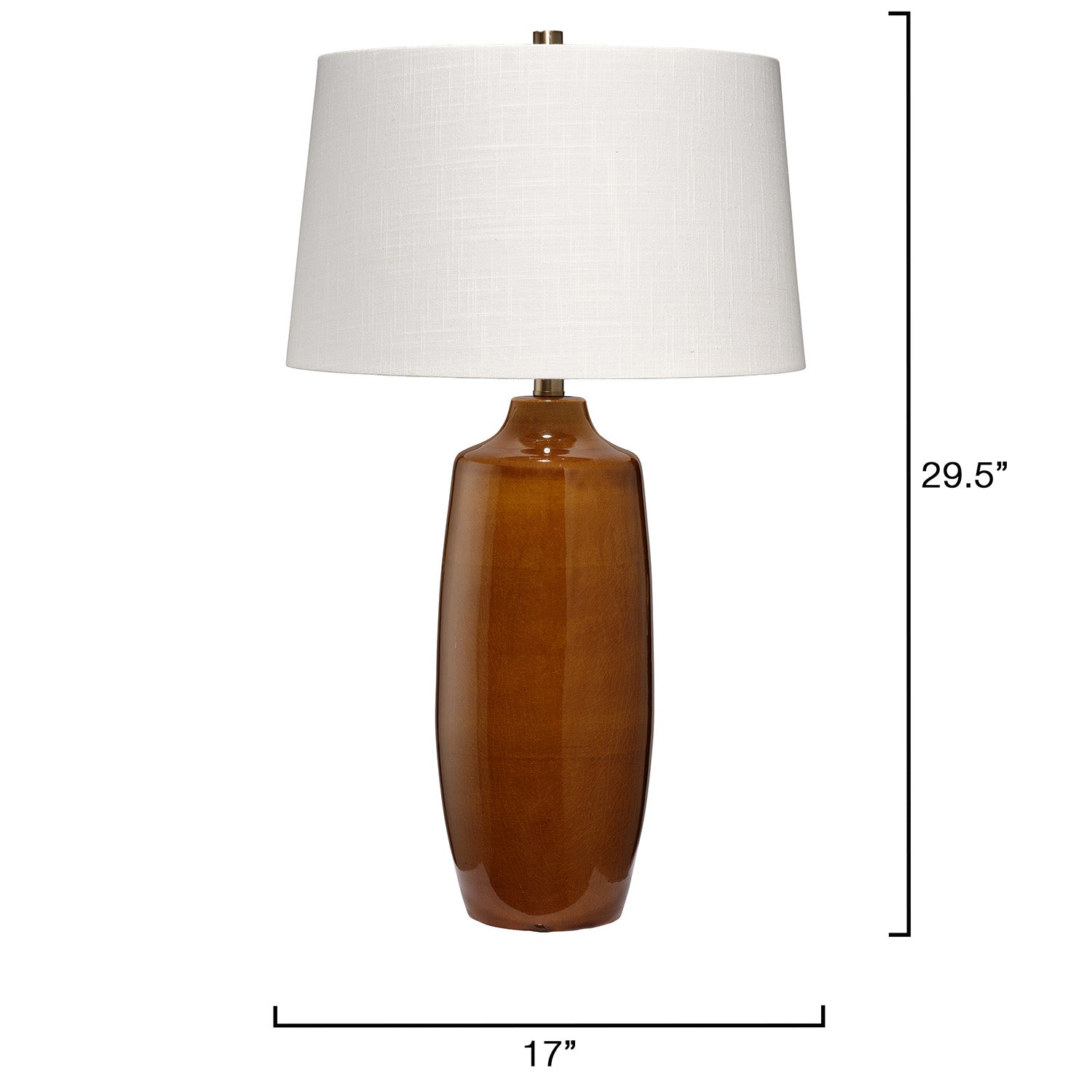 Jamie Young Toffee Cider Brown Table Lamp