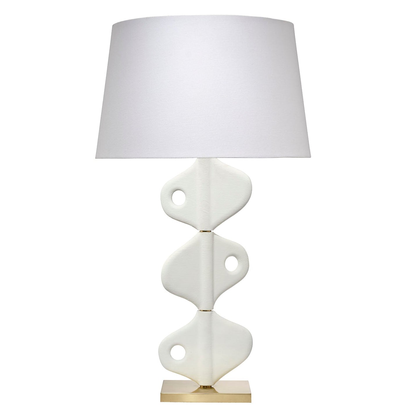 Jamie Young Vertebrae White Plaster Table Lamp