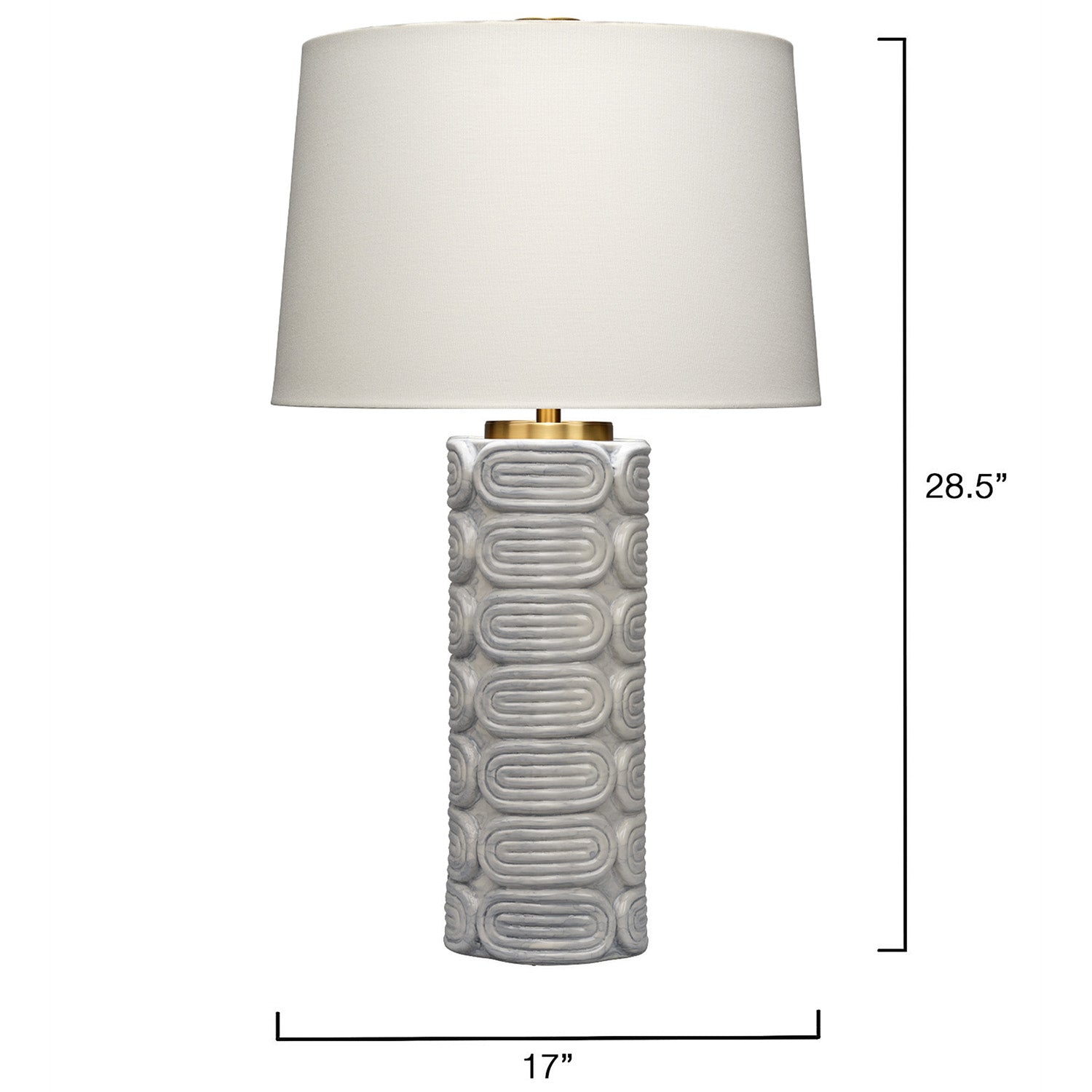 Jamie Young Wright Blue Table Lamp