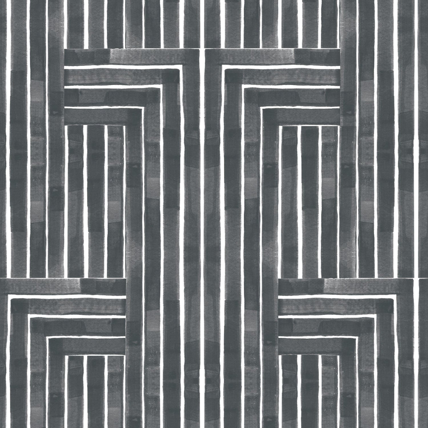 Mitchell Black Chiseled Wallpaper