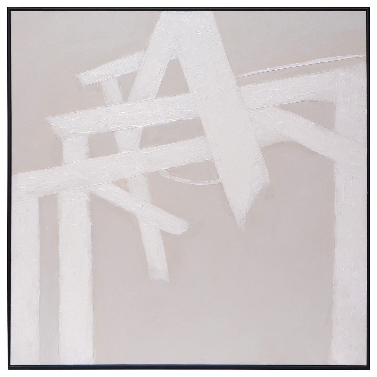 Sunpan Breaking Barriers Framed Canvas Art