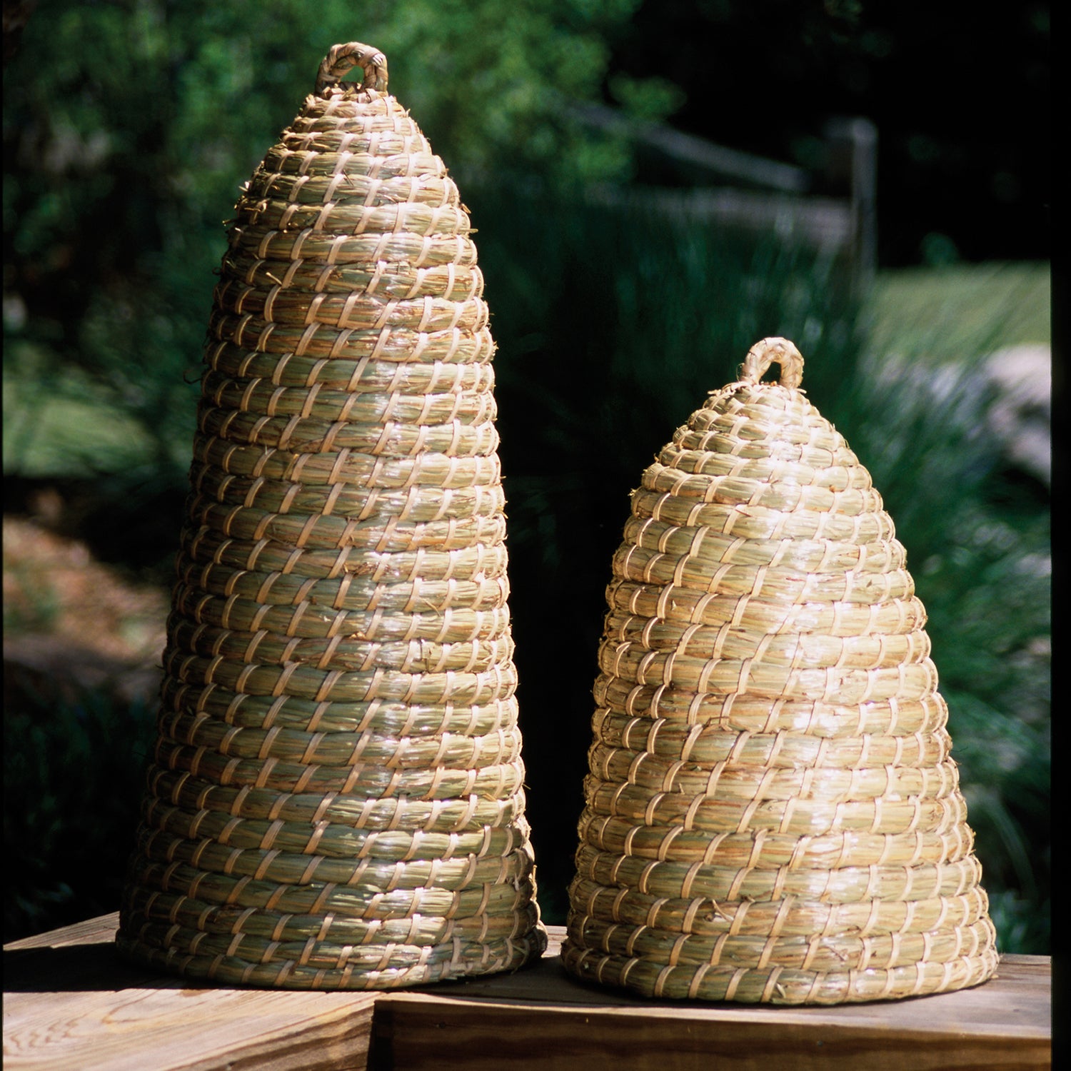 Bee Skep Short Basket Set of 2