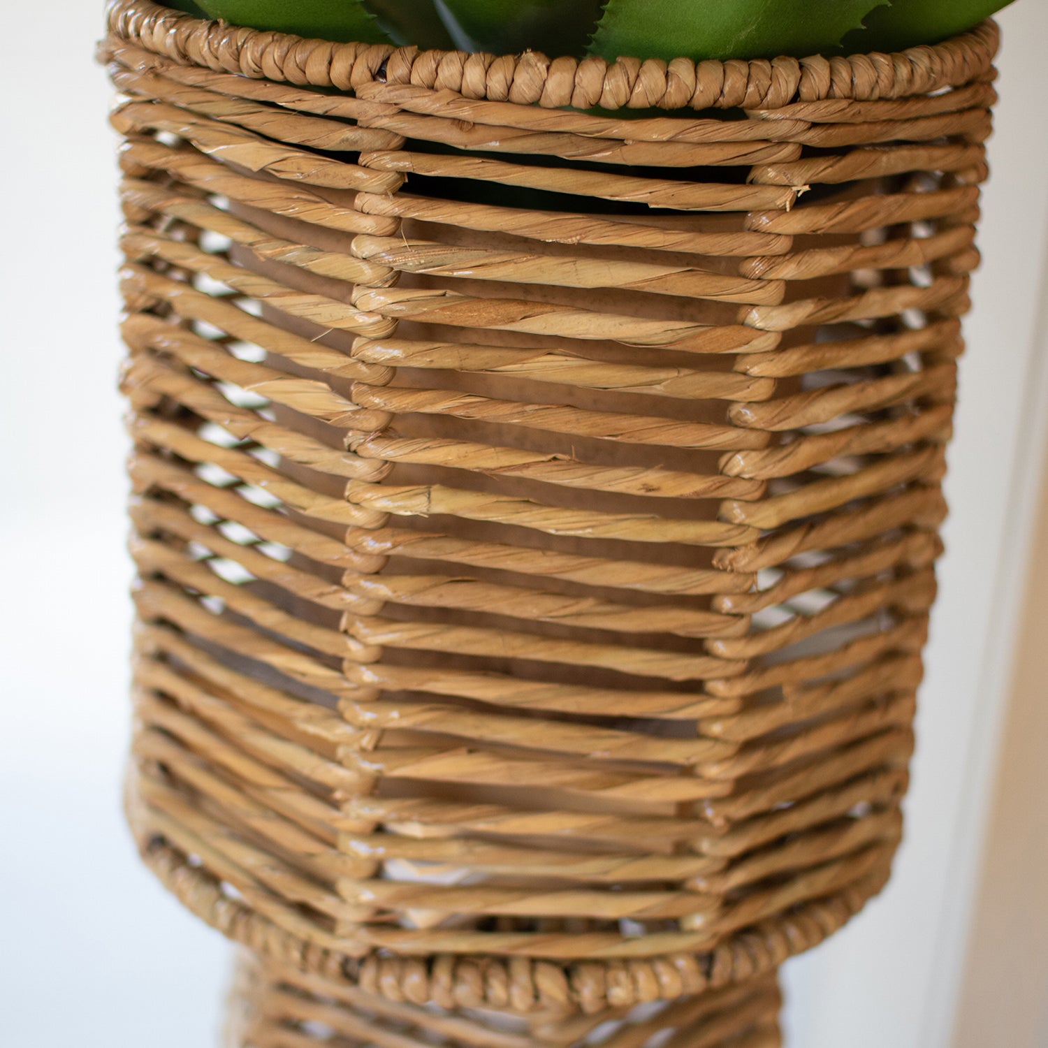 Seagrass & Iron Tower Planter Set of 2