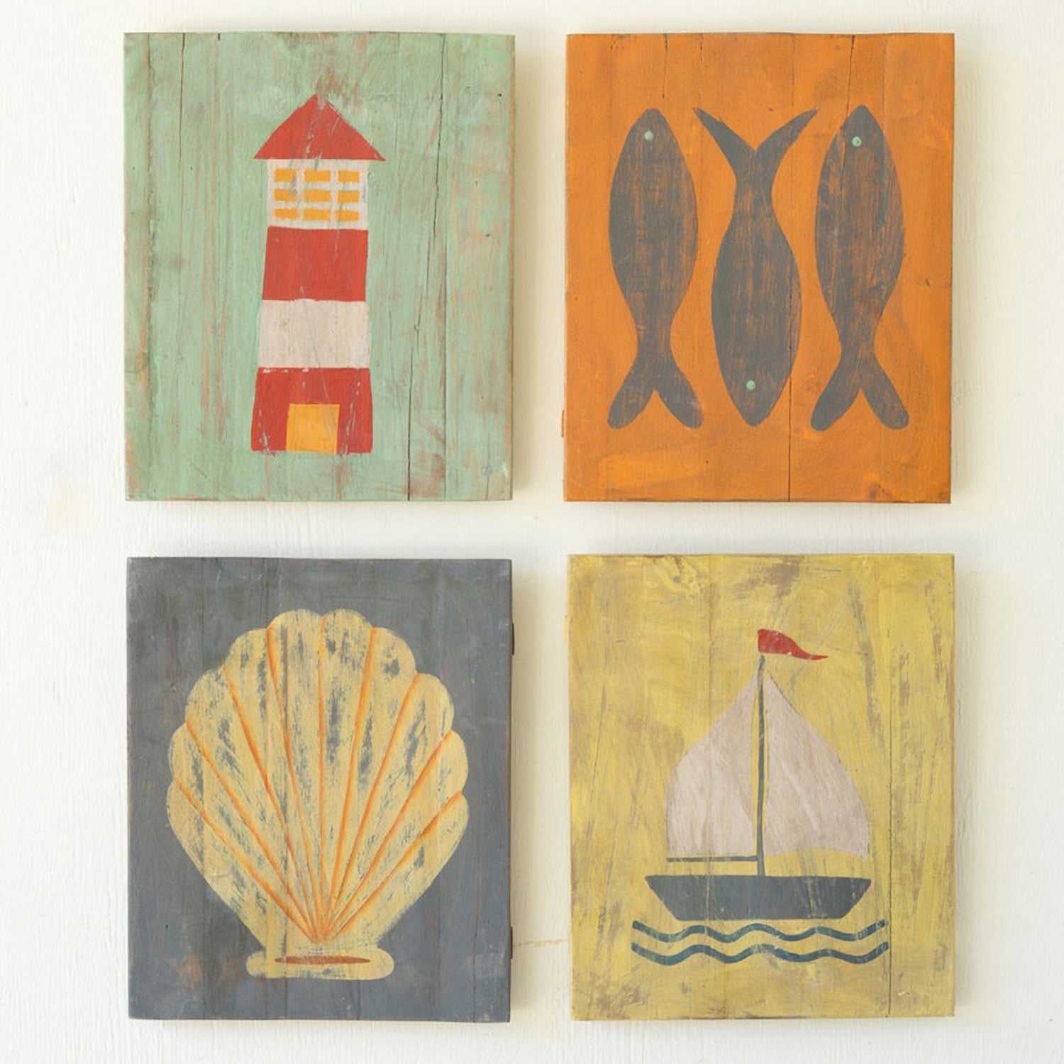 Coastal Wall Art Set of 4