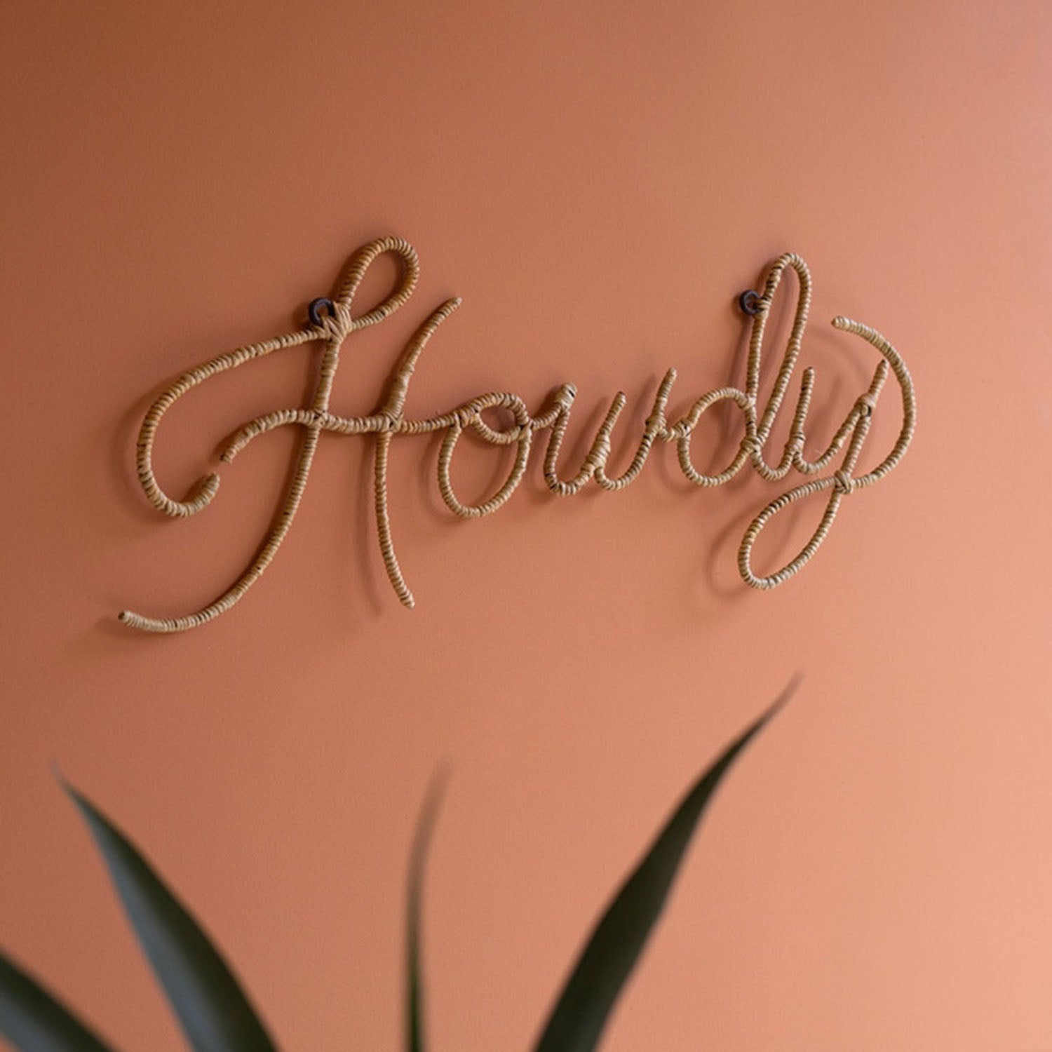 Howdy Wall Sign