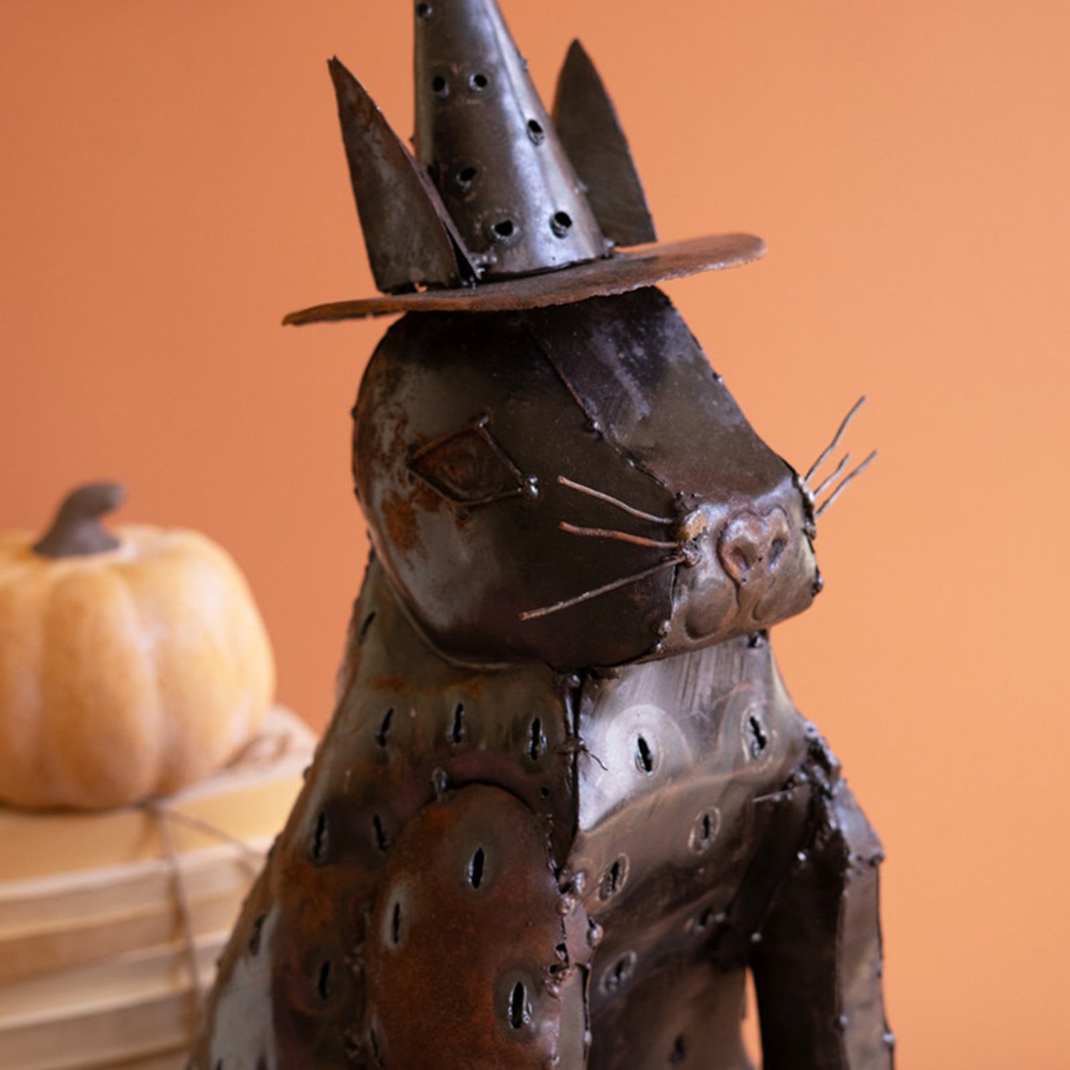 3D Cat with Witch Hat