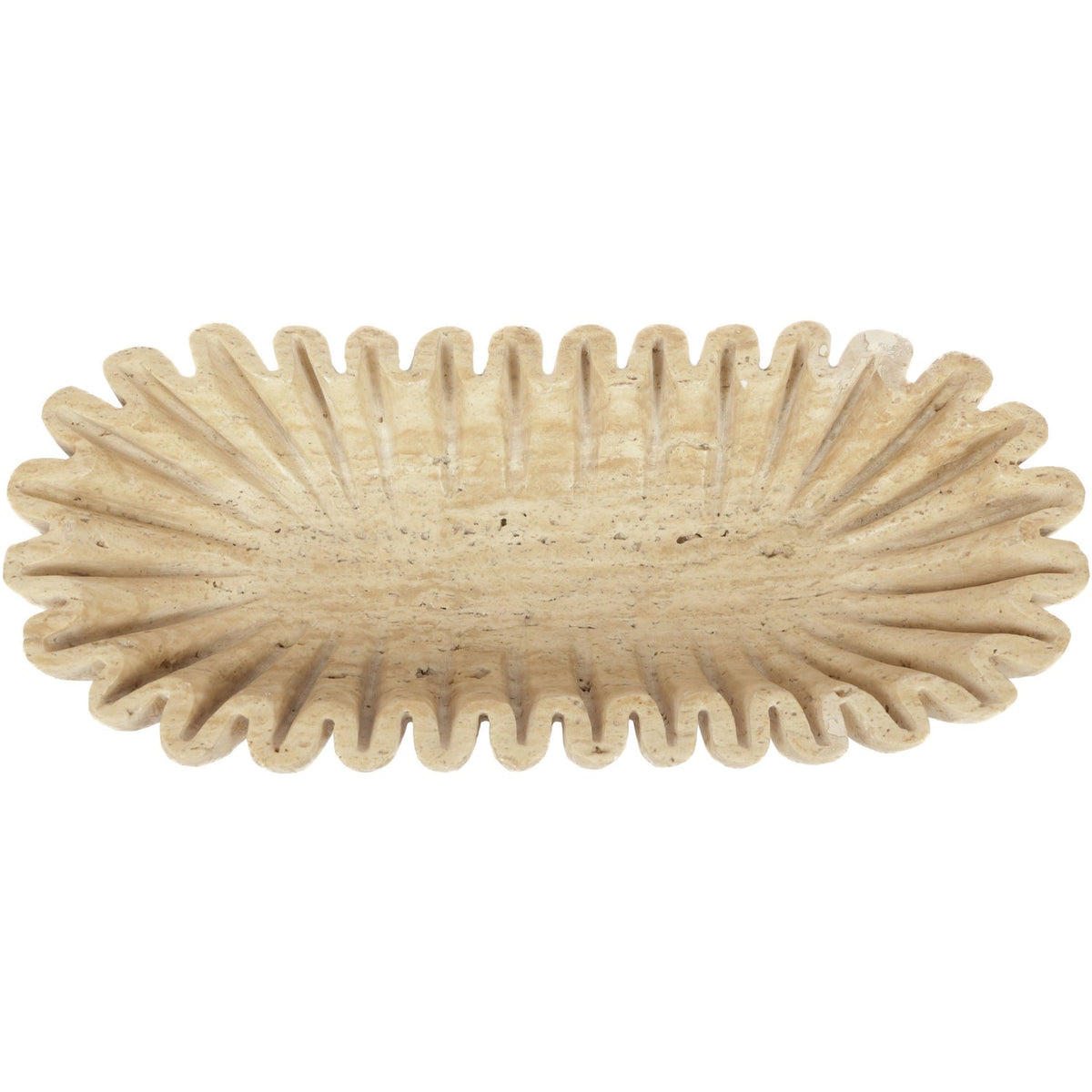 Valenza Travertine Decorative Bowl