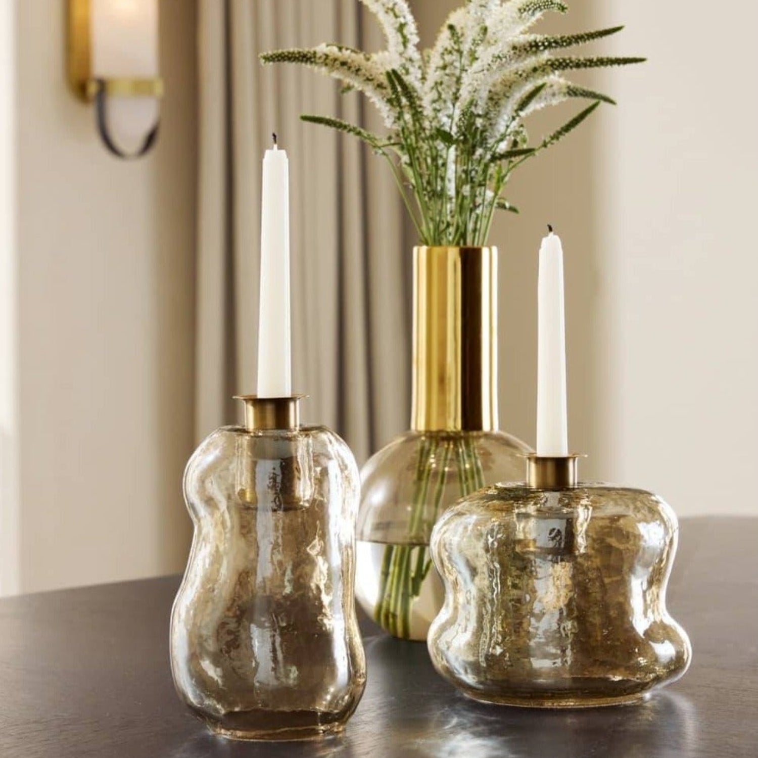 Arteriors Hughes Candleholder Set of 2