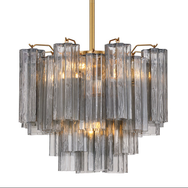 Crystorama Addis 4 Light Aged Brass Mini Chandelier