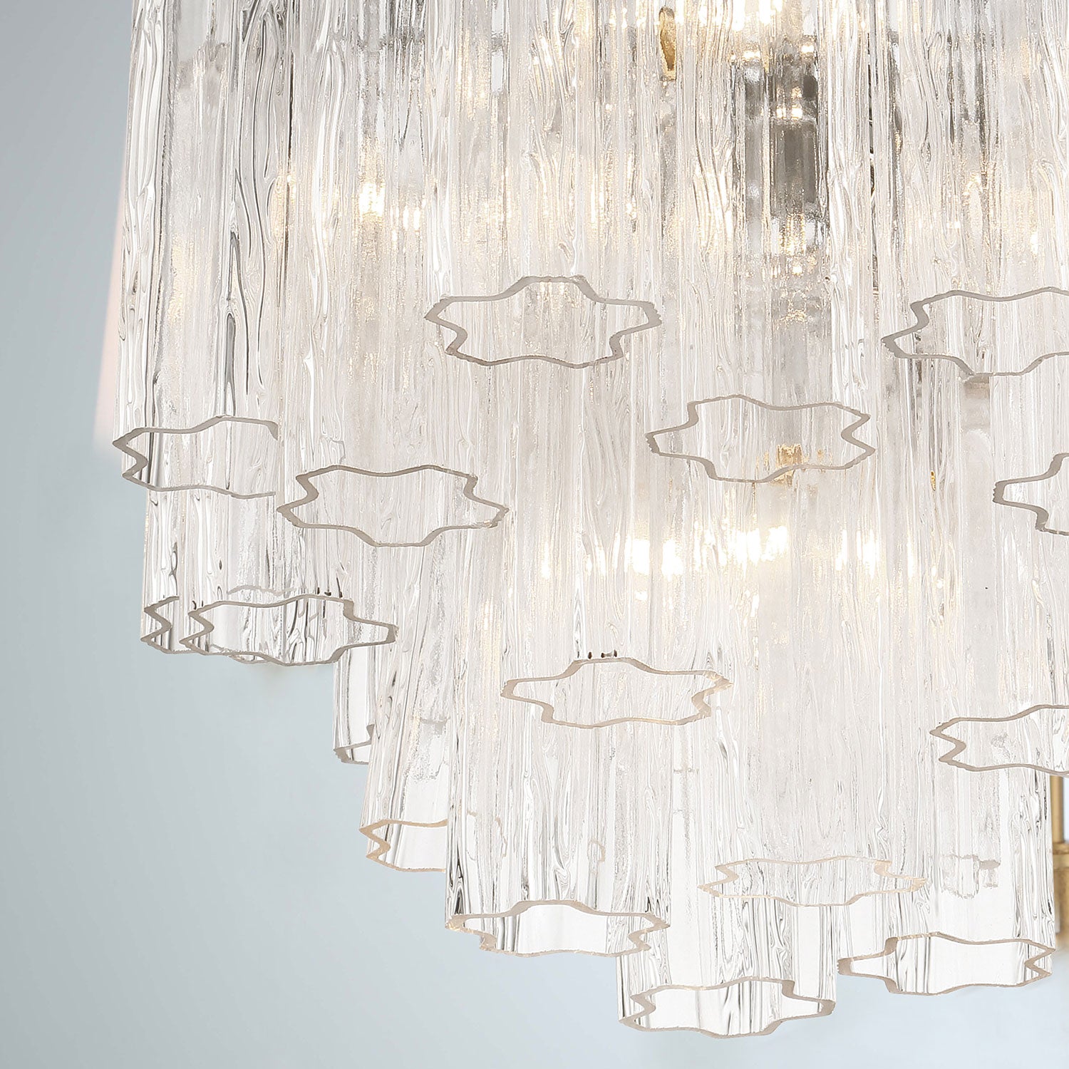 Crystorama Addis 4-Light Chandelier Polished Chrome