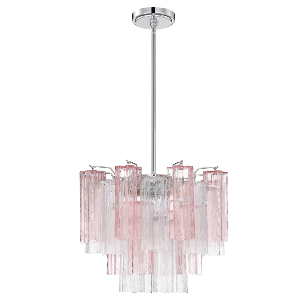 Crystorama Addis 4 Light Polished Chrome Mini Chandelier
