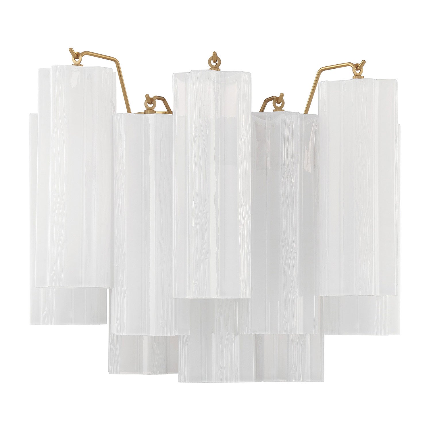 Crystorama Addis Wall Sconce Aged Brass